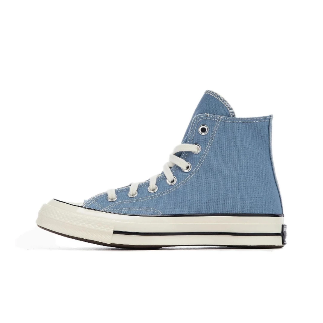 Converse匡威1970s新款纯色多巴胺雾霾蓝高帮男女帆布鞋A04584C