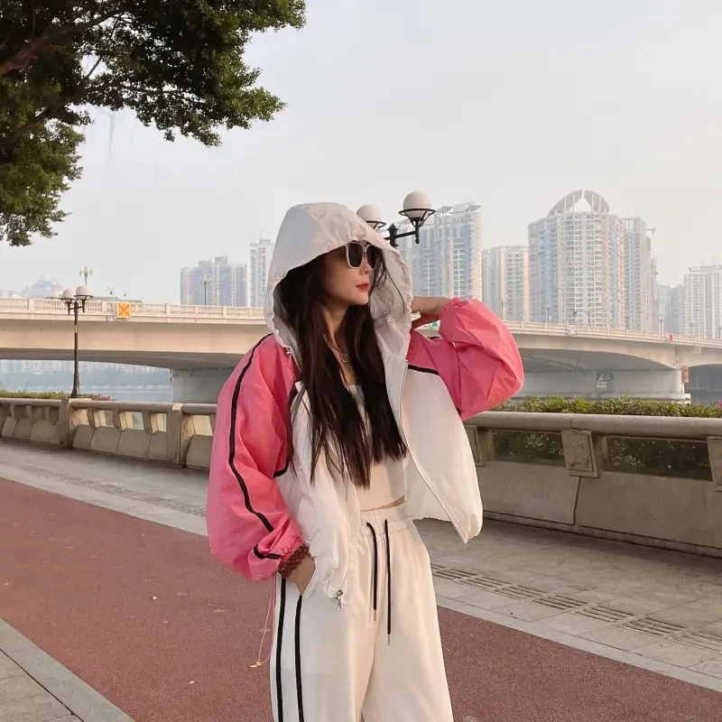 MENG/meng || 冲锋衣 || 现货-上衣女外套气质开衫冲锋衣*757