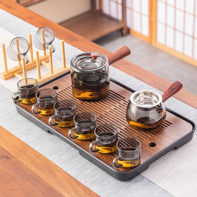 耐热玻璃茶具套装轻奢高档整套喝茶器具茶壶茶杯套装泡茶功夫茶具