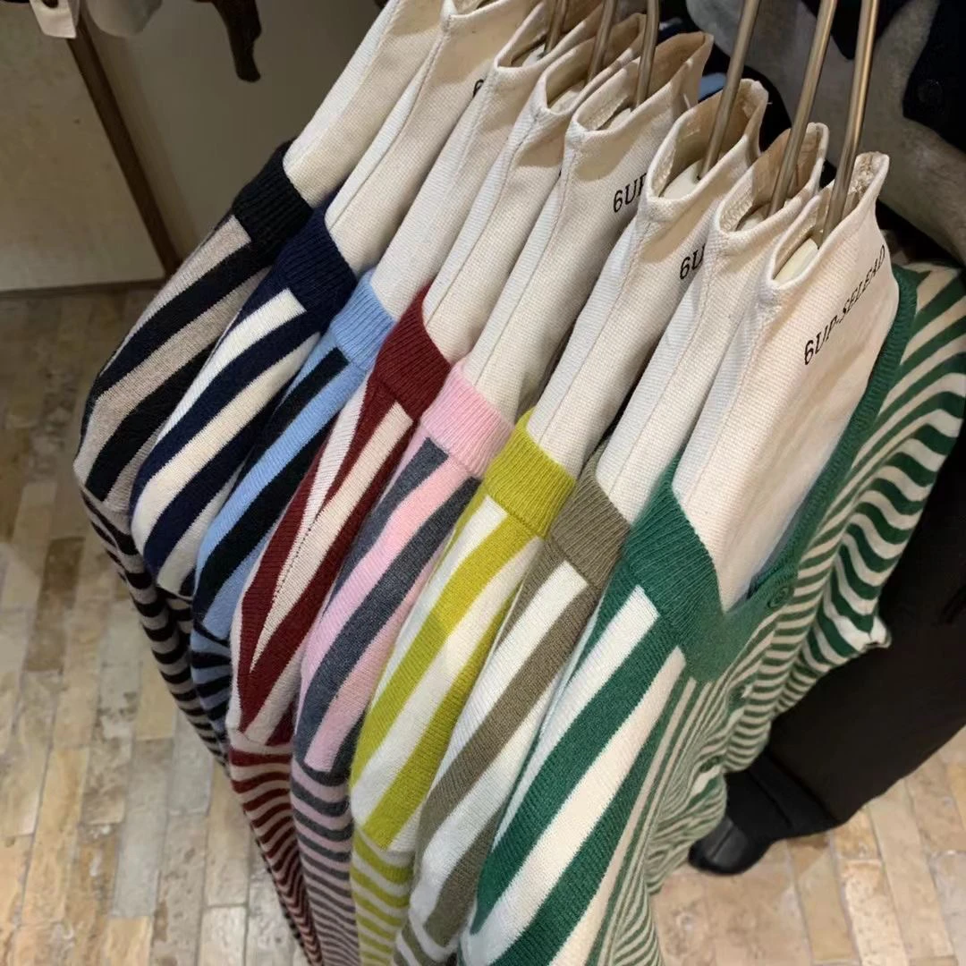 【yoyo自制韩系穿搭合集】韩系简约高级感毛衣重工2024新款针织女装