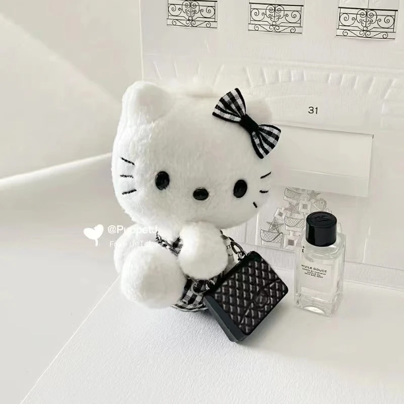 大小姐HelloKitty包包挂件毛绒公仔哈喽kt猫玩偶hallo书包小挂饰