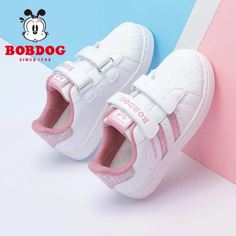 巴布豆儿童鞋女童鞋子春秋低帮2024新款软底防滑休闲鞋女儿童板鞋