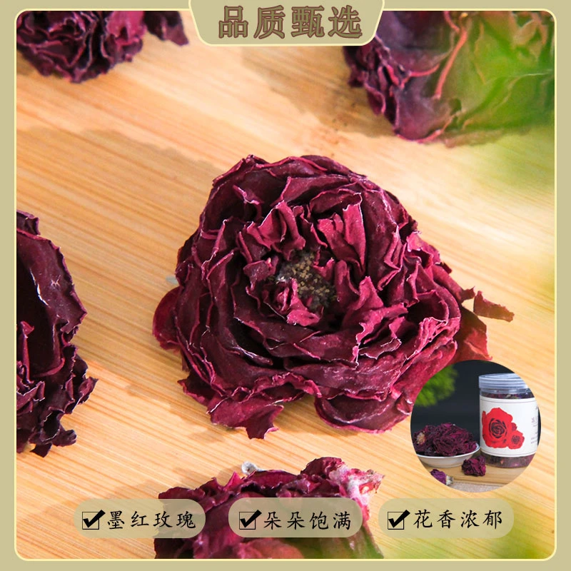 墨红玫瑰正宗新货罐装大朵