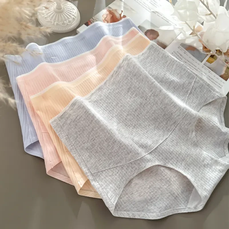 孕妇纯棉内裤高腰舒适无痕纯棉怀孕期中晚期专用孕妈托腹大码内裤