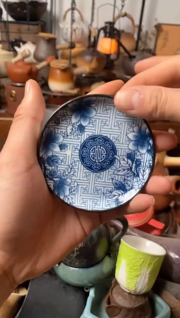 【闪购商品】陶瓷1青花杯垫