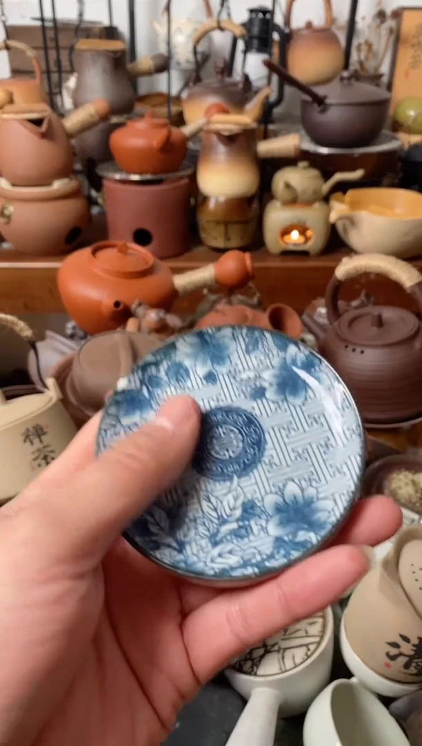 【闪购商品】陶瓷1青花杯垫