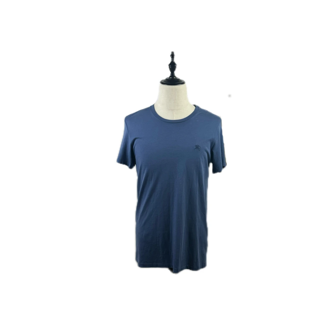 博柏利蓝色战马刺绣短袖/99新/S码