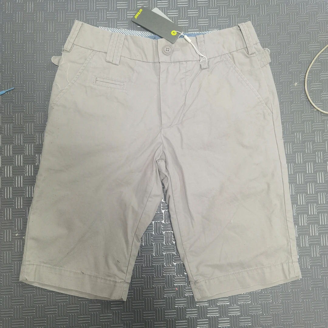 瑕疵款 男士休闲工装重水洗直筒夏季潮流纯色短裤