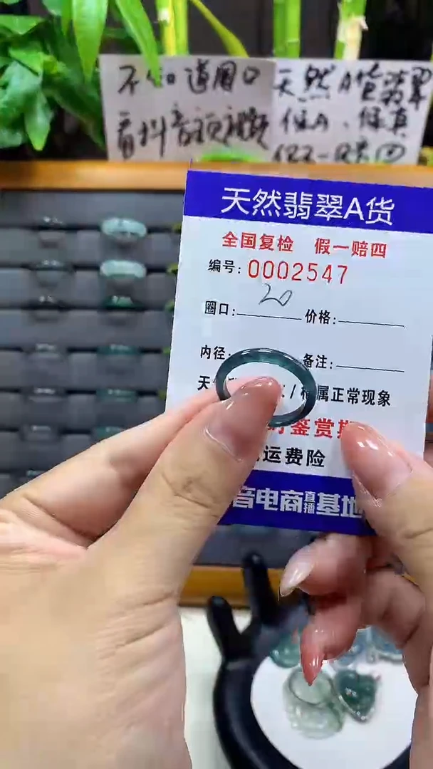 【闪购商品】翡翠戒指未镶嵌      2547