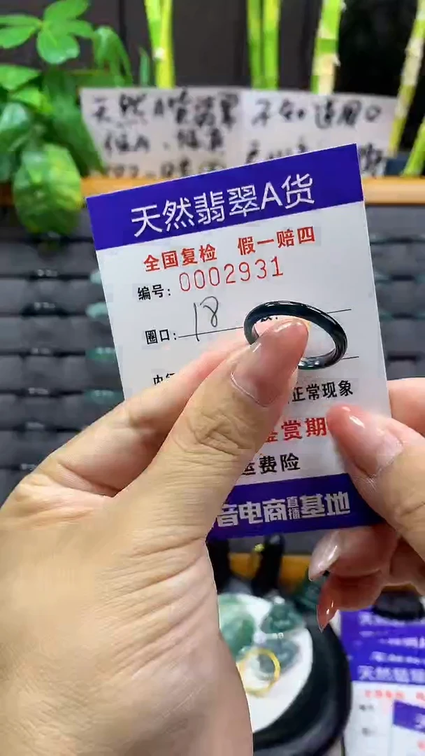 【闪购商品】翡翠戒指未镶嵌2931