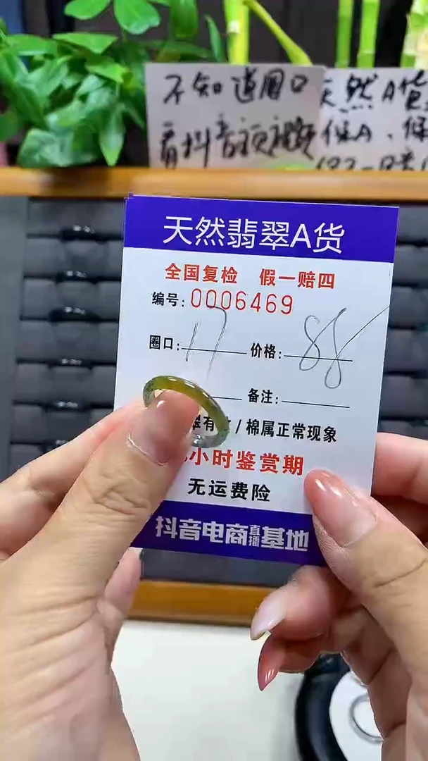 【闪购商品】翡翠戒指未镶嵌   6469