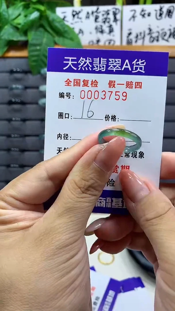 【闪购商品】翡翠戒指未镶嵌3759