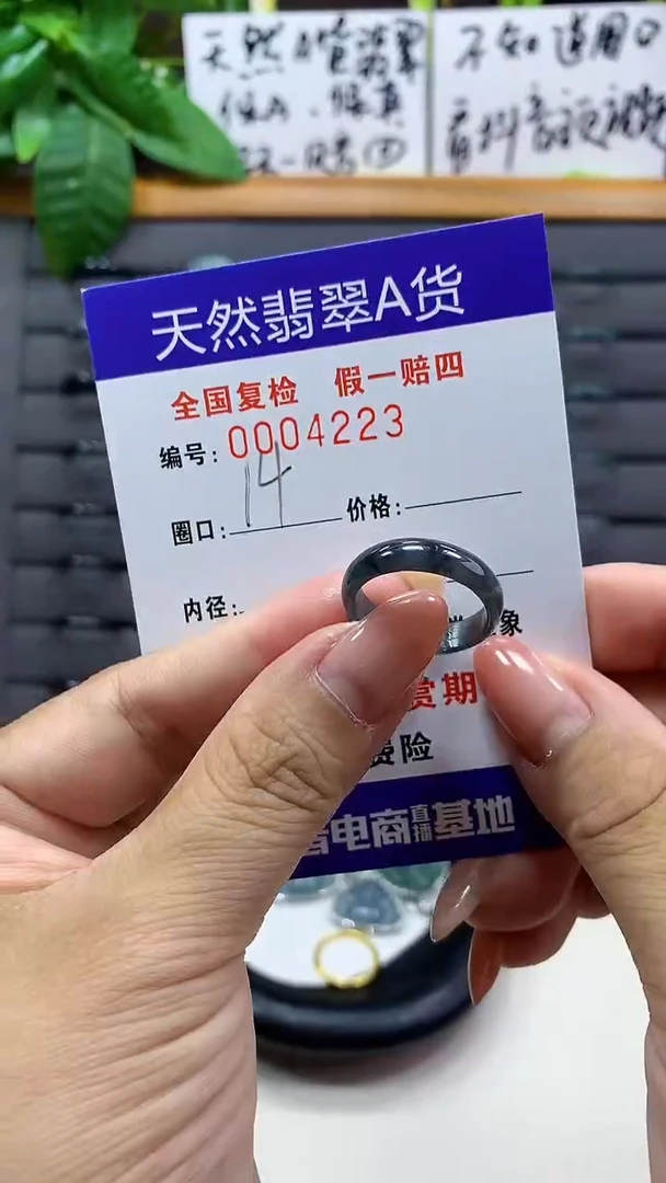 【闪购商品】翡翠戒指未镶嵌     4223
