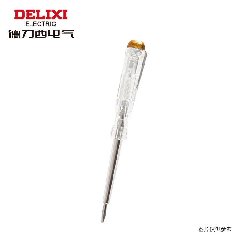 德力西电气 测电笔简易耐压电工笔试电笔验电笔 100-500V DHCHT80