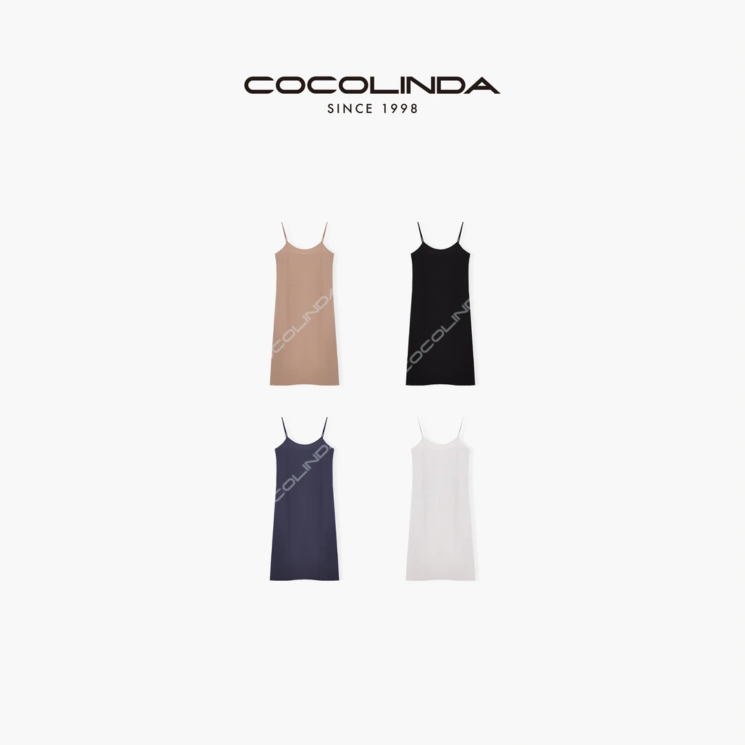 COCOLINDA琳达推荐 长款吊带衬裙 Q1660