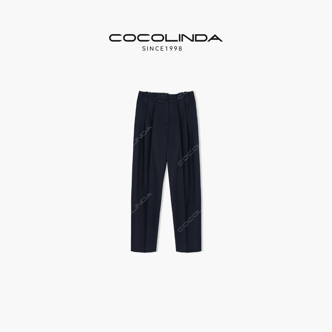 COCOLINDA设计师口袋时尚百搭西裤 P1454