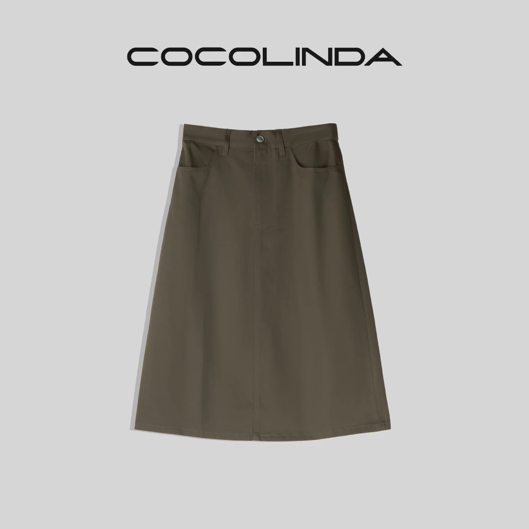 COCOLINDA琳达推荐 棉质面料半裙 Q575半身裙时尚休闲百搭