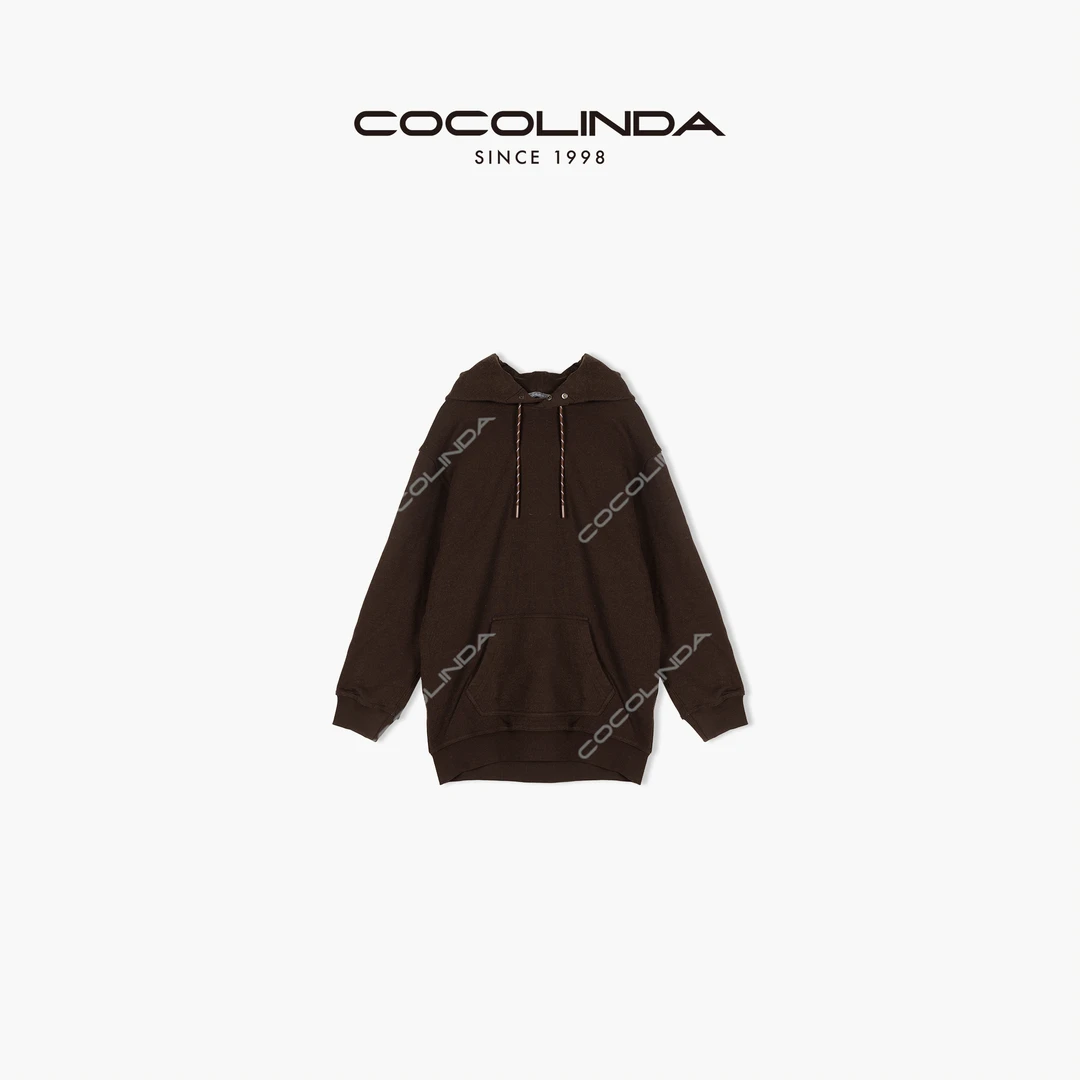 COCOLINDA’运动套装‘舒适连帽设计套头抽绳卫衣C1483