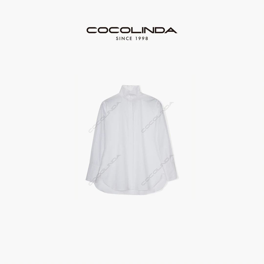 COCOLINDA 中式内搭立领衬衫 K1525腔调穿搭休闲