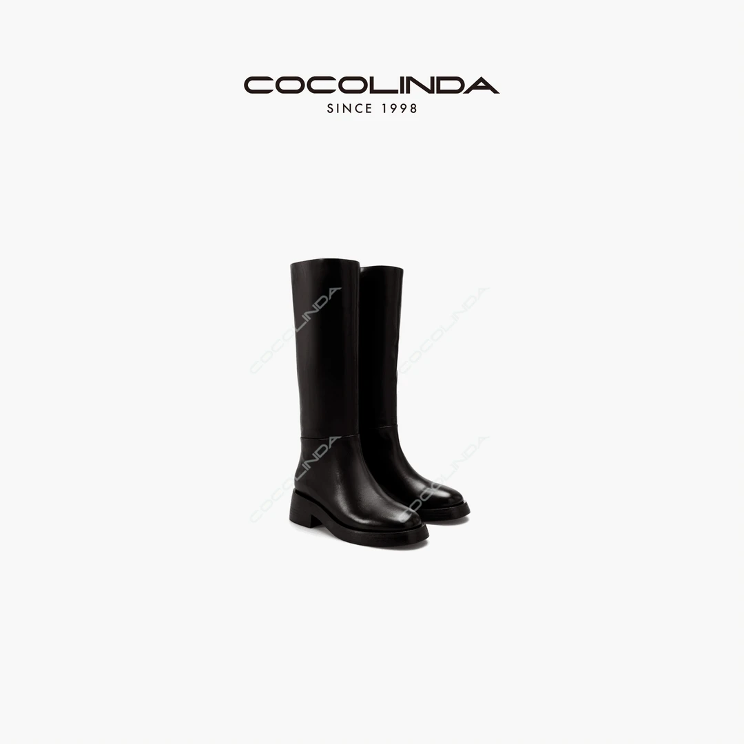 COCOLINDA | 胎牛皮高筒马靴23390-1
