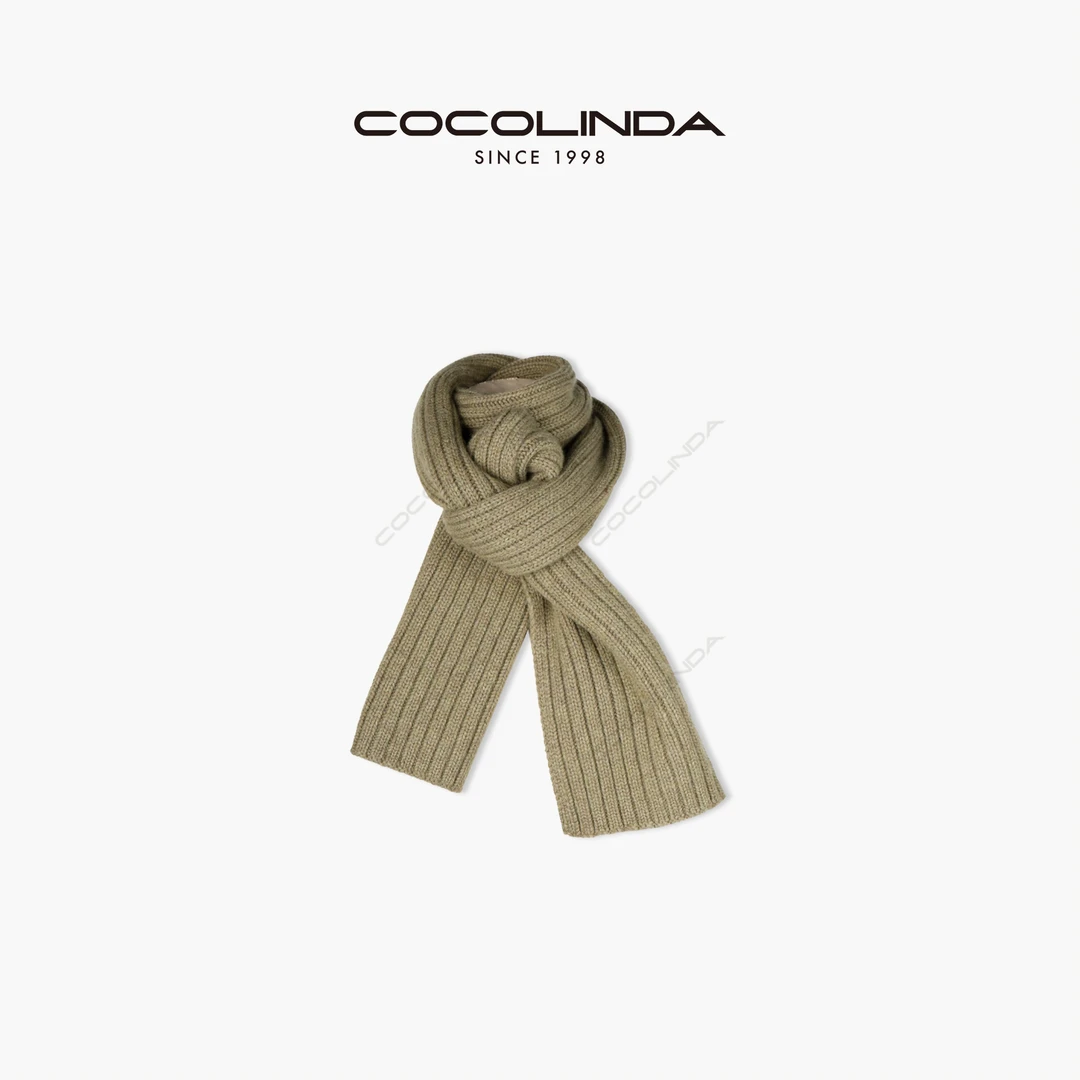 COCOLINDA| 羊绒羊毛混纺ins针织围巾冬季渐变A1116