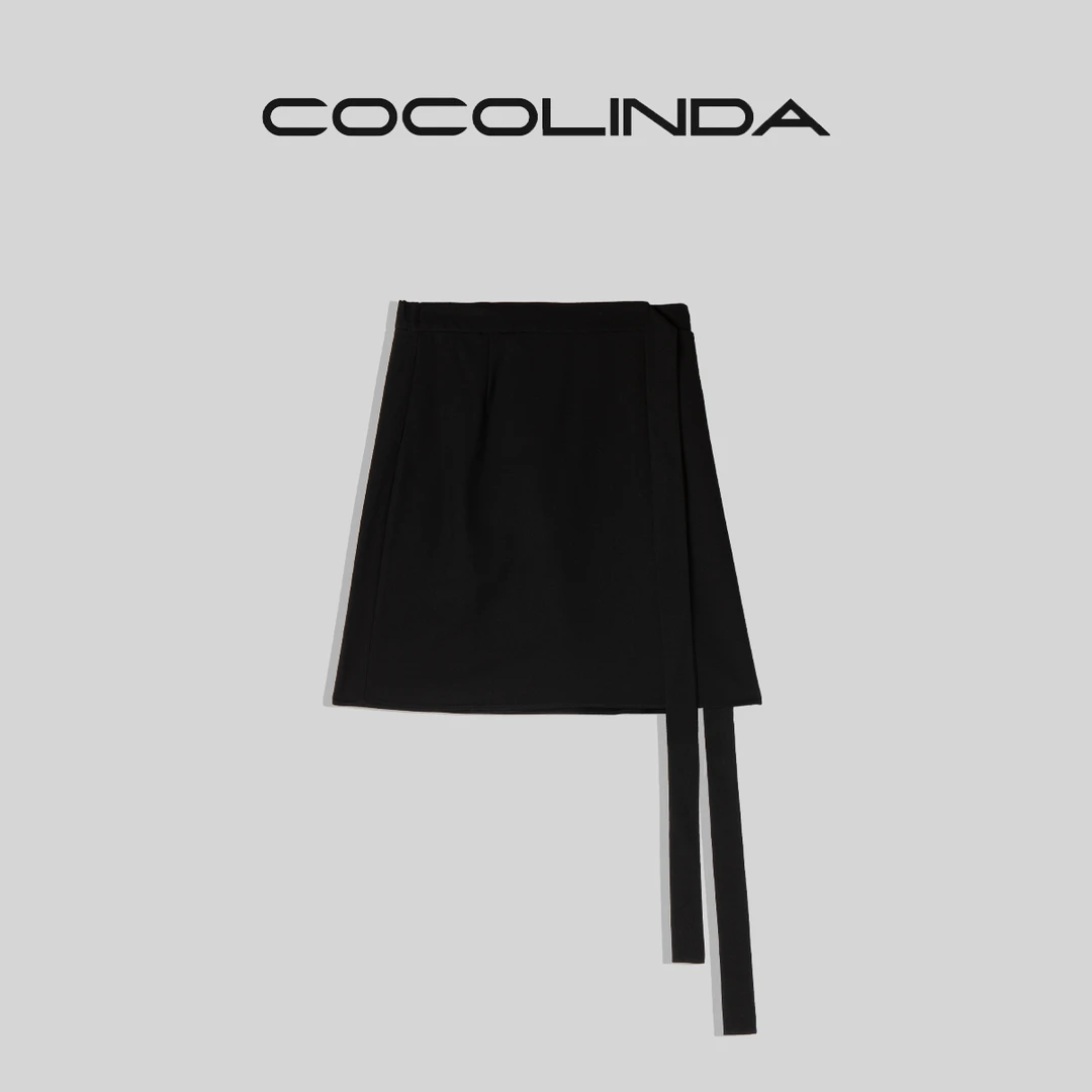 COCOLINDA琳达推荐  *系带短款半裙 Q859半身裙气质时尚休闲