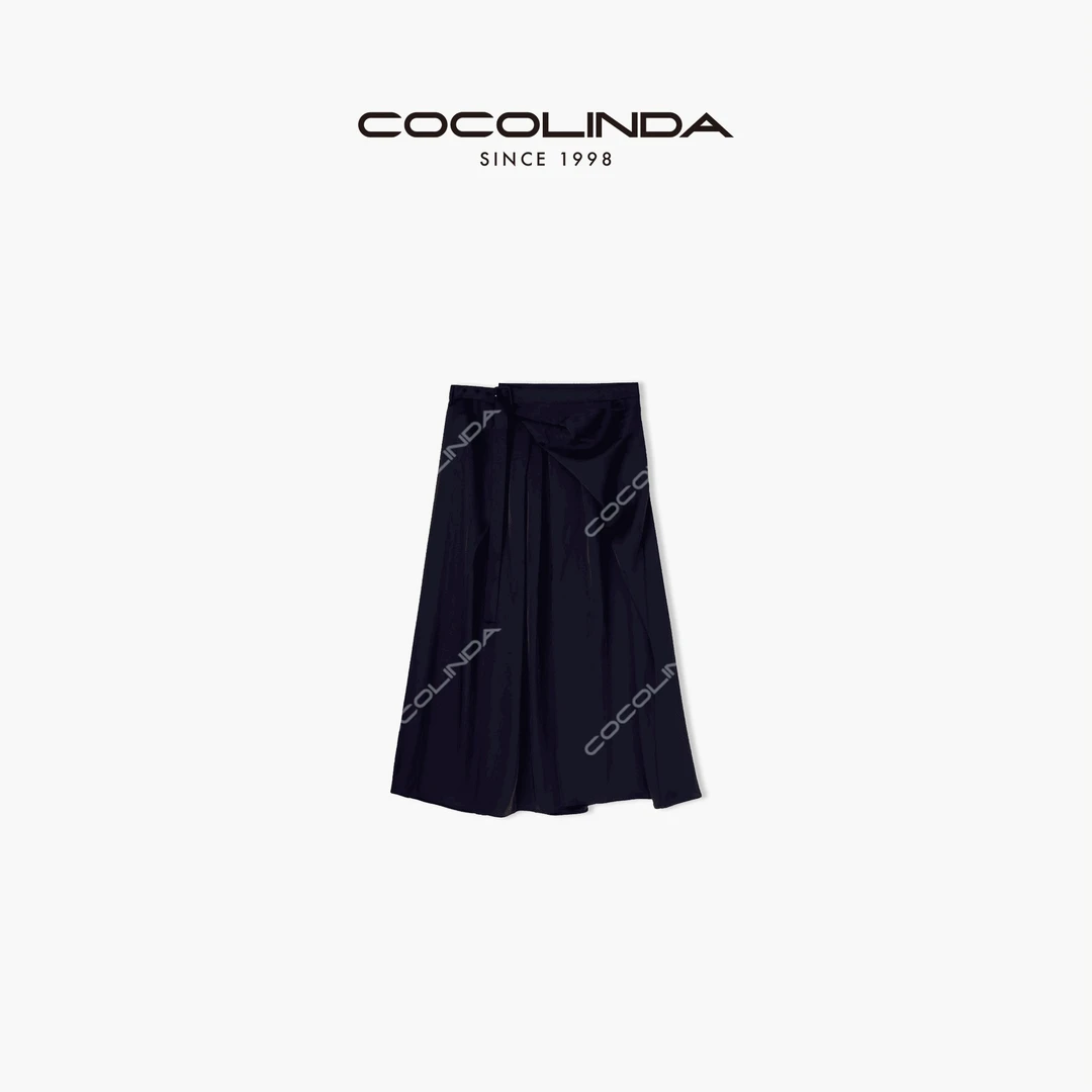 COCOLINDA琳达推荐  压褶大摆半裙  Q394半身裙气质时尚休闲