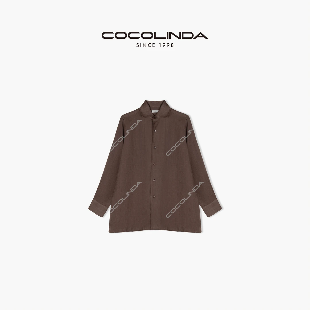 COCOLINDA | 100%苎麻时尚长袖衬衫 K1722