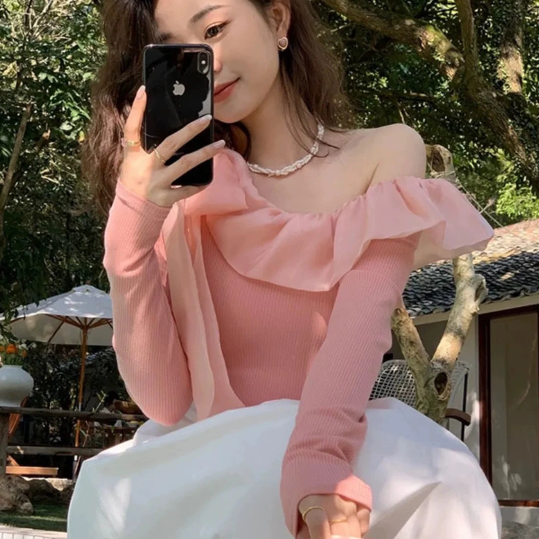 301-400号  上衣短袖针织衫显瘦短款