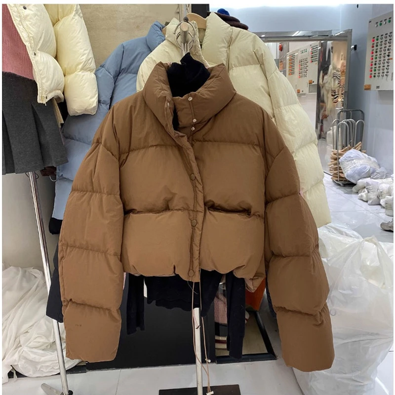 棉服女短款2023年冬季新款韩版宽松显瘦加厚面包服休闲女款外套