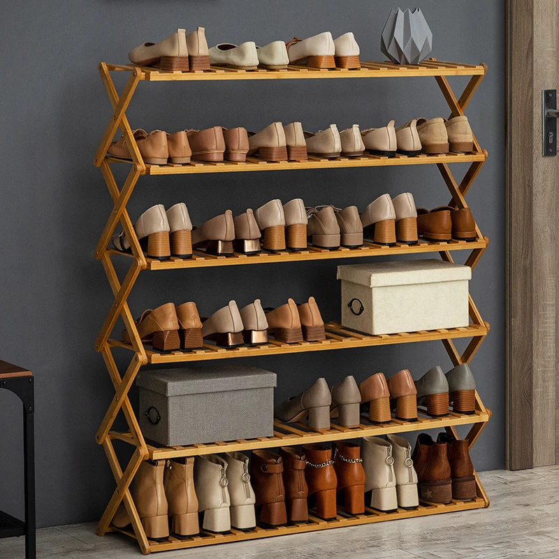 折叠鞋架子家用室内好看简易门口经济型鞋柜收纳放宿舍多层