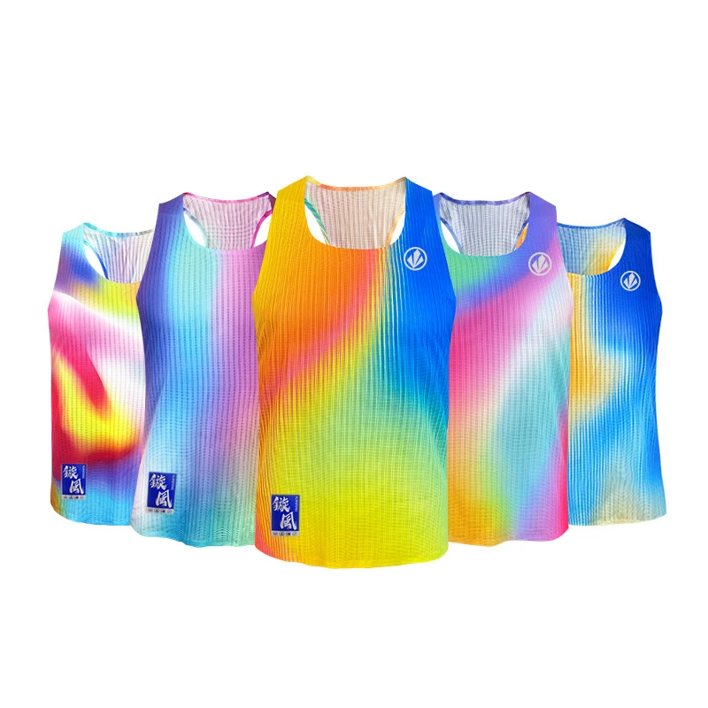 BESUTO旋风极光速干多孔除臭超轻风洞健身跑步马拉松越野男女背心