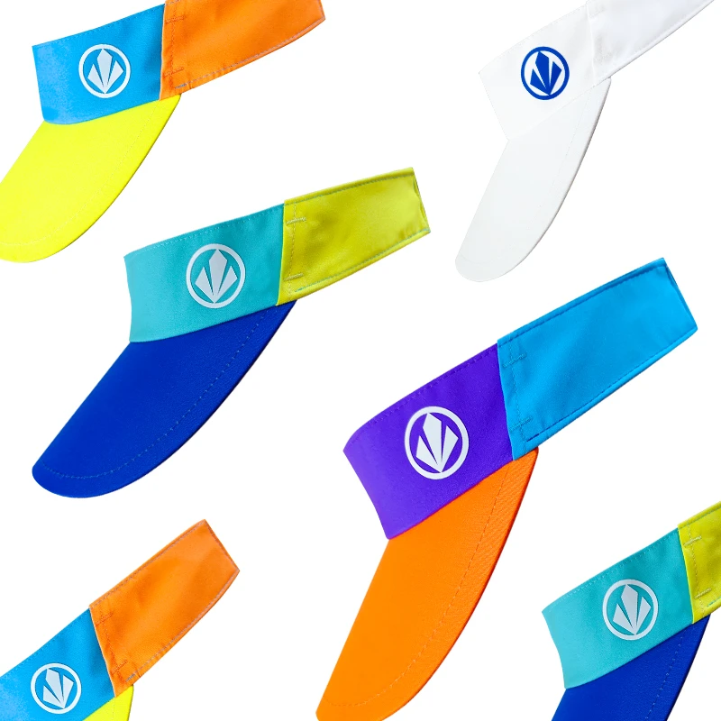 BESUTO北斯途健身跑步马拉松导汗空顶炫彩可放眼镜遮阳速干帽