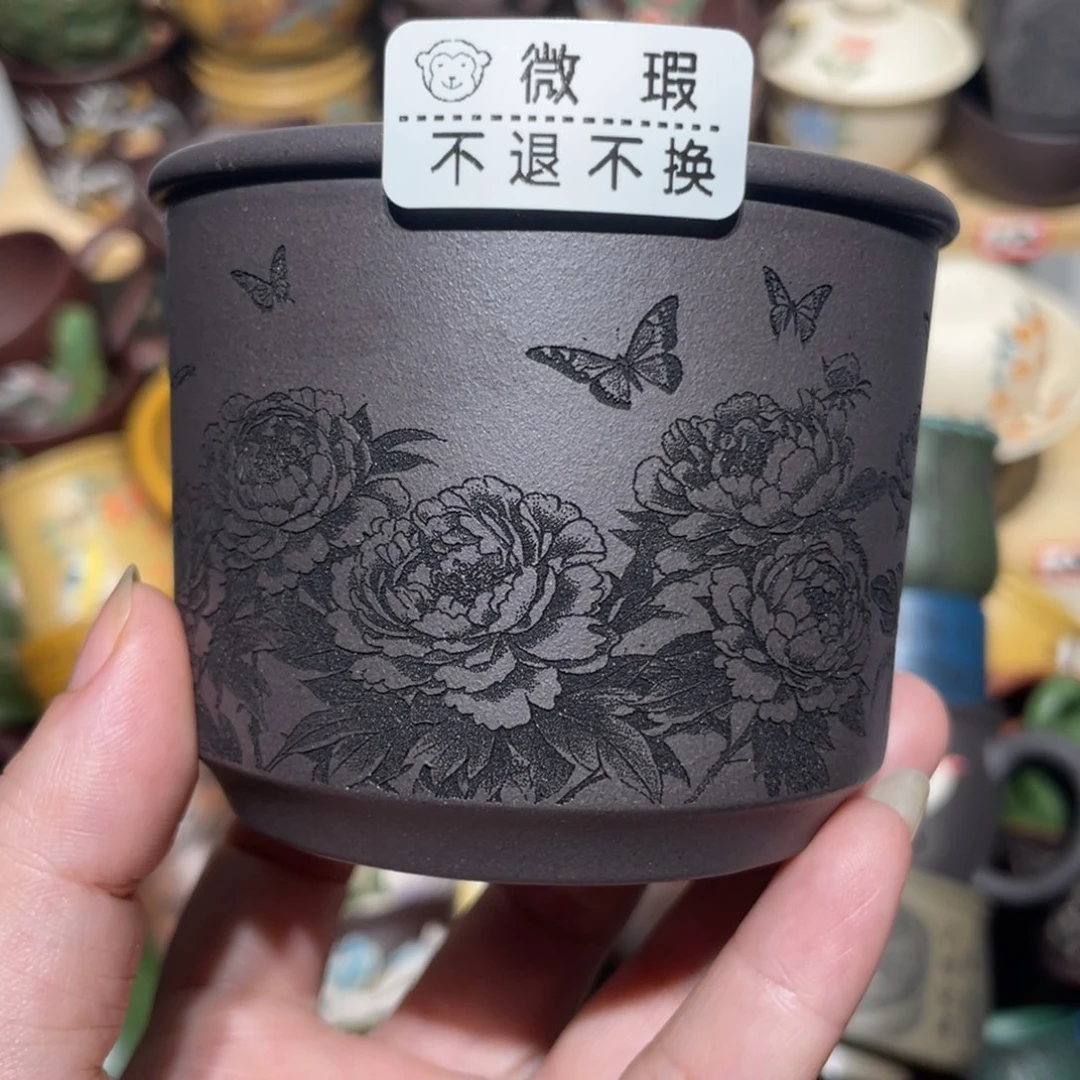 紫砂茶杯宜兴紫砂主人杯