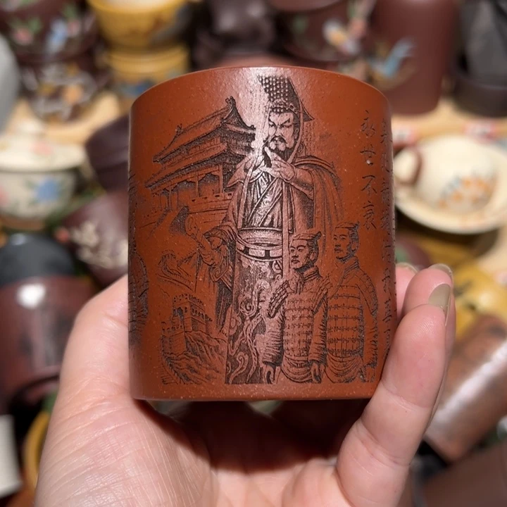 紫砂茶杯宜兴紫砂主人杯