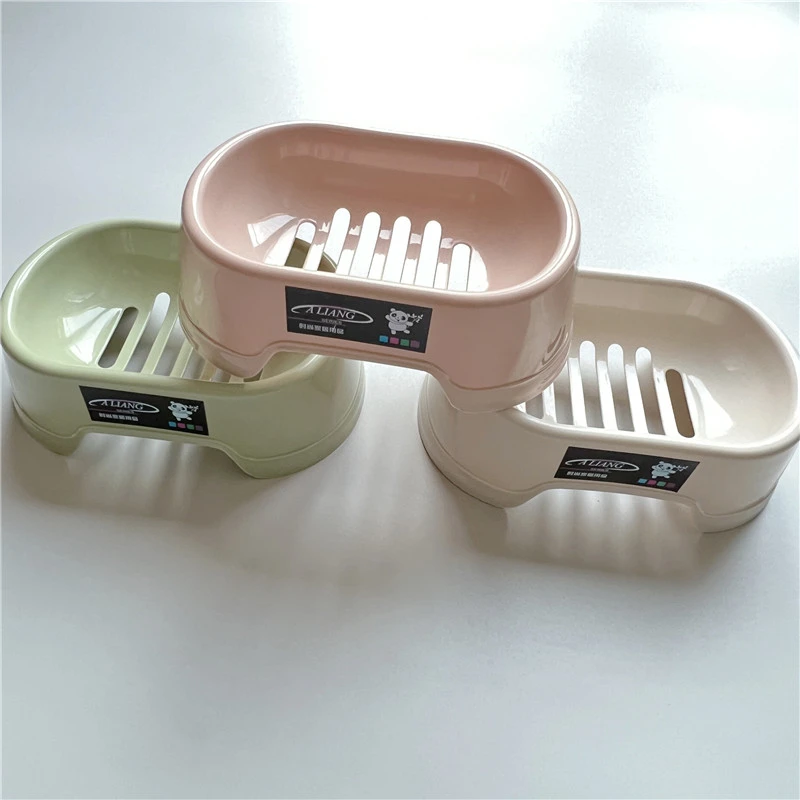 皂盒卫生间大号肥皂盒沥水香皂盒无盖高脚加大皂托实用浴室肥皂盒