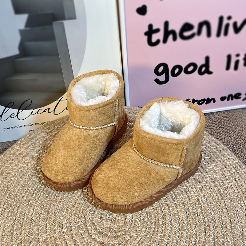 【DaYoYo】冬季宝宝棉鞋经典mini短靴加绒加厚保暖小童雪地靴