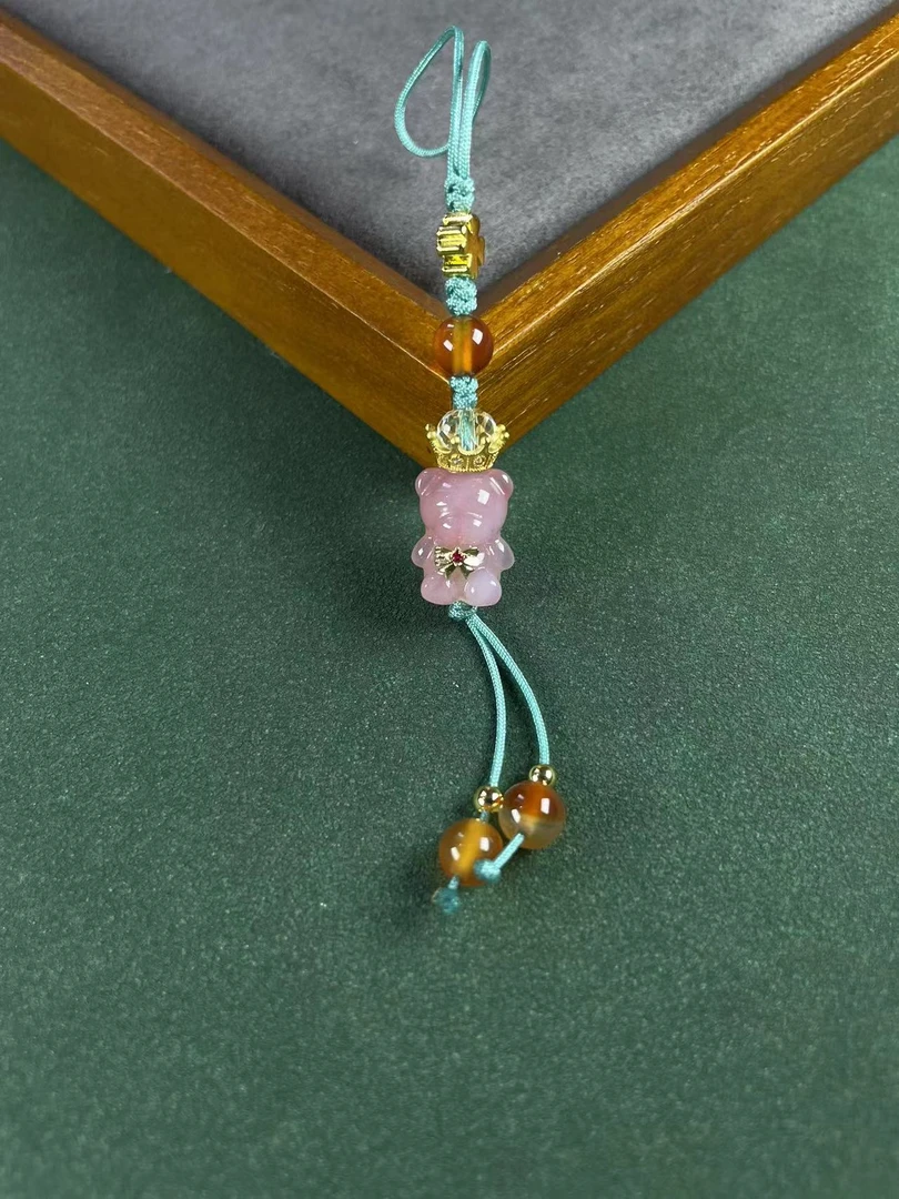 【睿泽鉴宝】盐源熊手机挂件多样性发一 14*11*9 GS0132