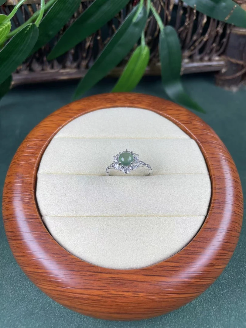 【睿泽鉴宝】s925翡翠戒指 SH0133