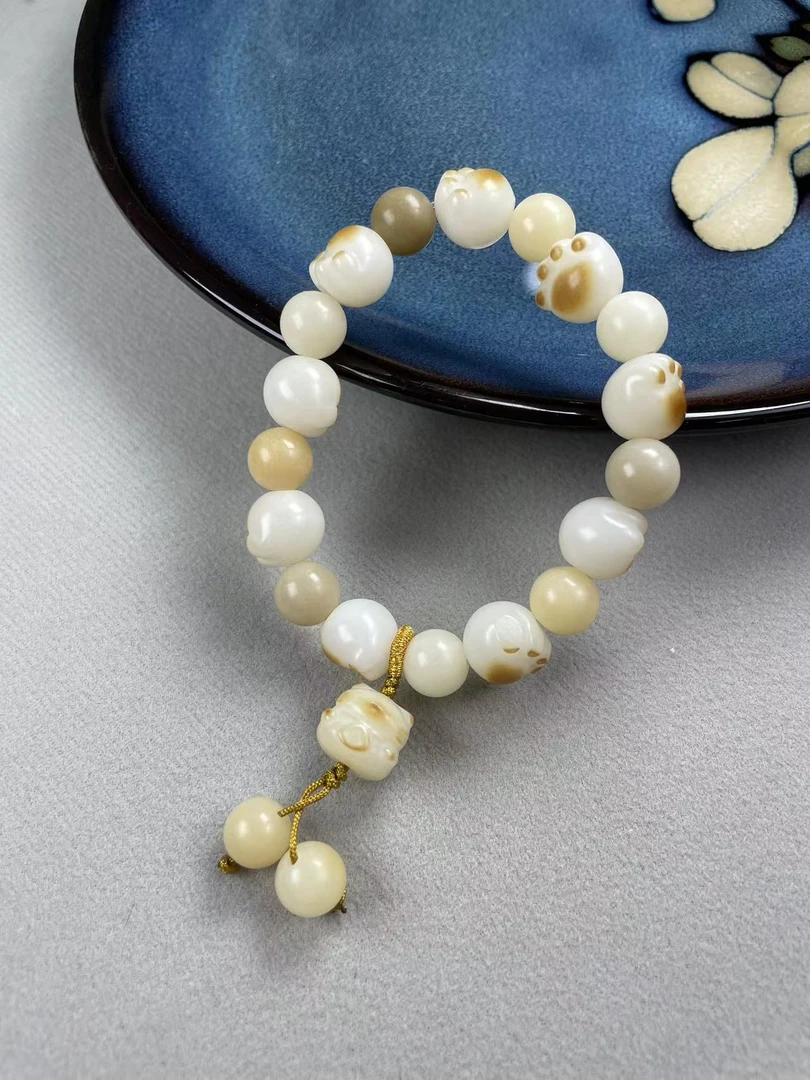 【睿泽鉴宝】菩提多宝配猫爪手串多样性发一 JXF0002