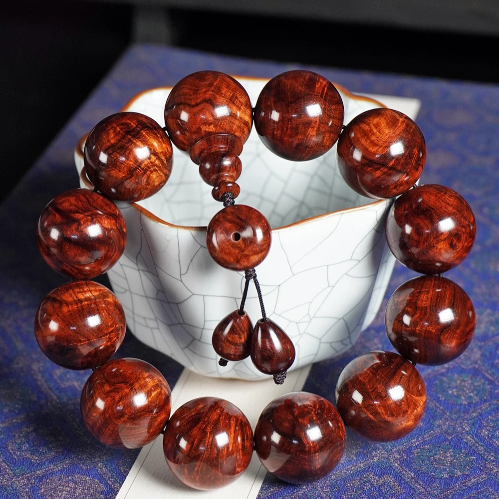 【传世级水波】2.0海南黄花梨紫油梨老料留疤水波 海黄沉水毕业高货