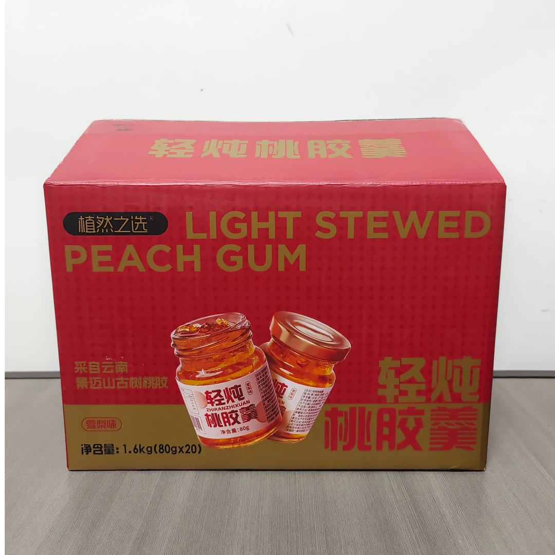 【保质期至25.3.28】轻炖桃胶羹浓缩梨汁开盖即食罐装80克/罐