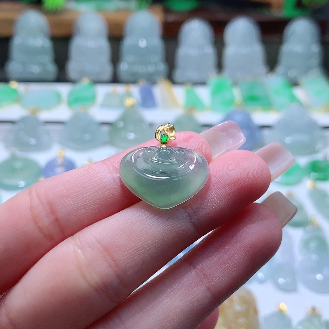 【闪购商品】翡翠颈饰未镶嵌翡翠挂件吊坠