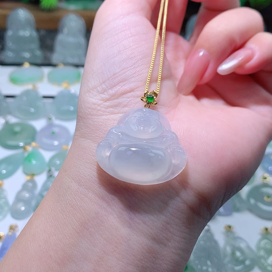 【闪购商品】翡翠颈饰未镶嵌翡翠挂件吊坠