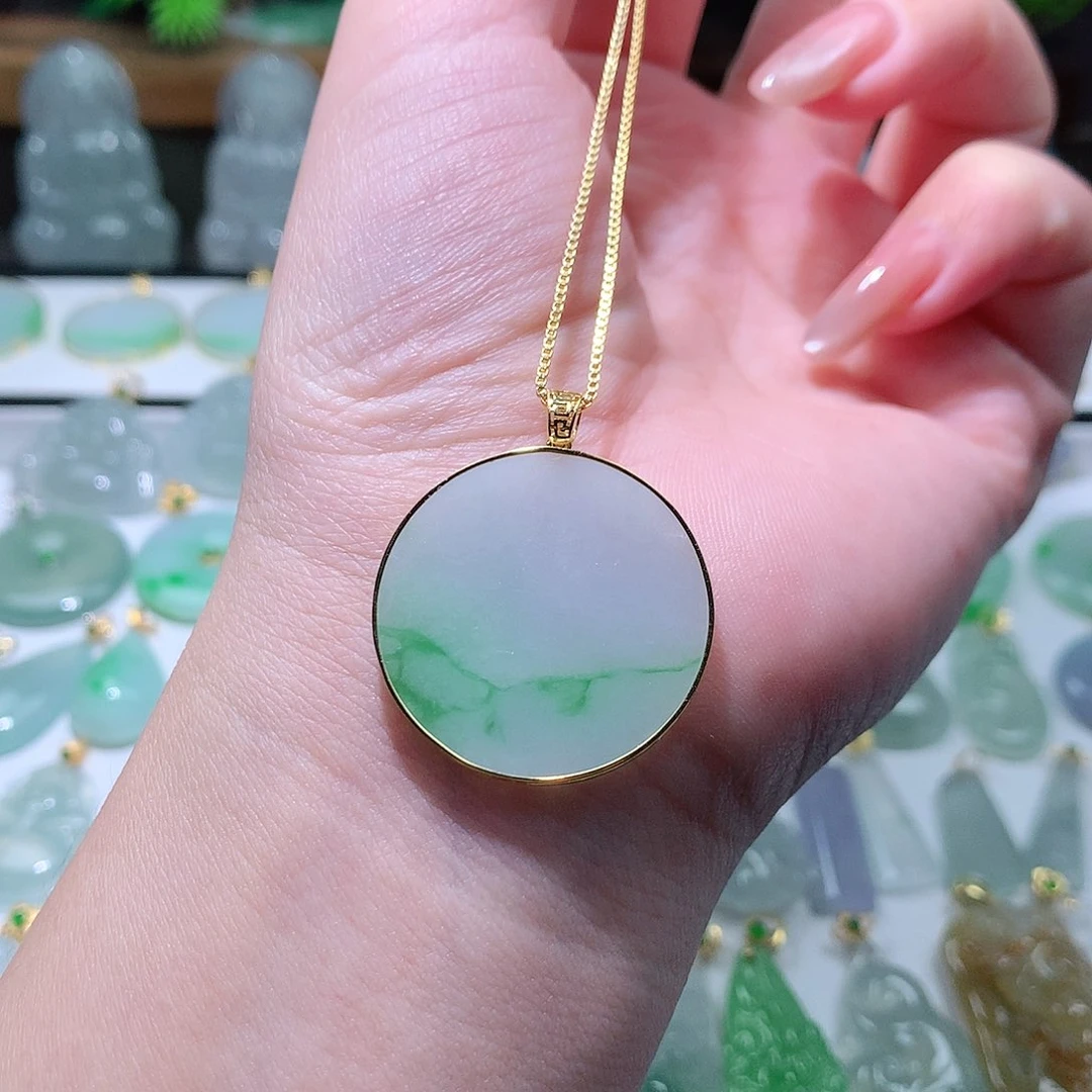 【闪购商品】翡翠颈饰未镶嵌翡翠挂件吊坠