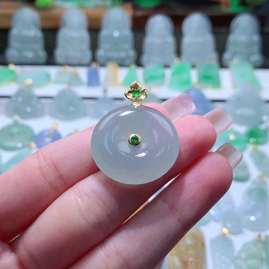 【闪购商品】翡翠颈饰未镶嵌翡翠挂件吊坠