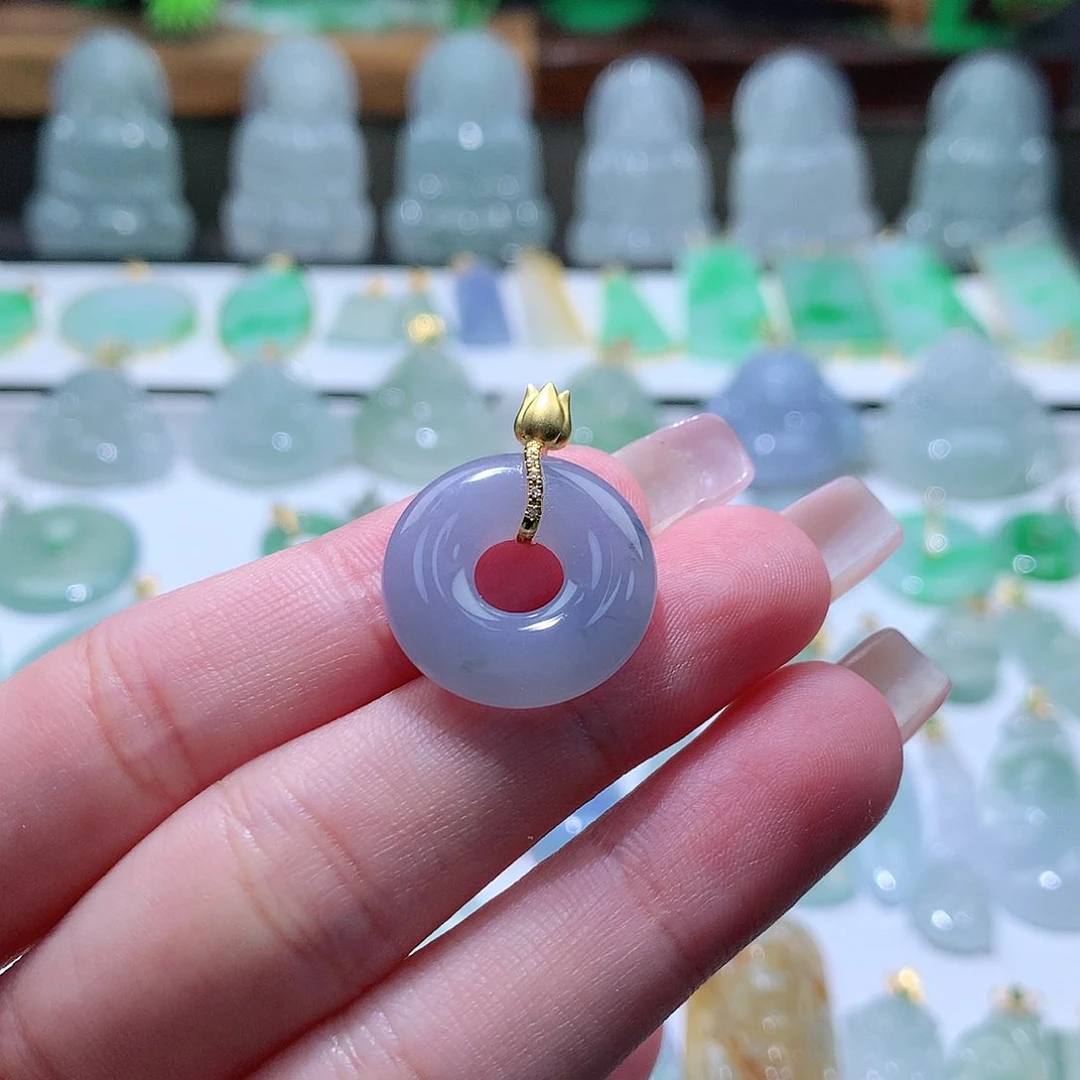 【闪购商品】翡翠颈饰未镶嵌翡翠挂件吊坠
