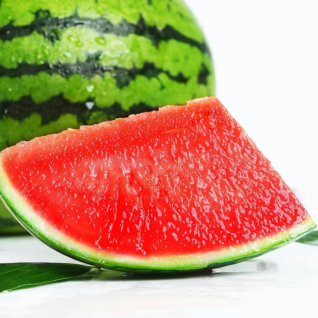 麒麟西瓜一半2/1 约6斤西瓜同城送