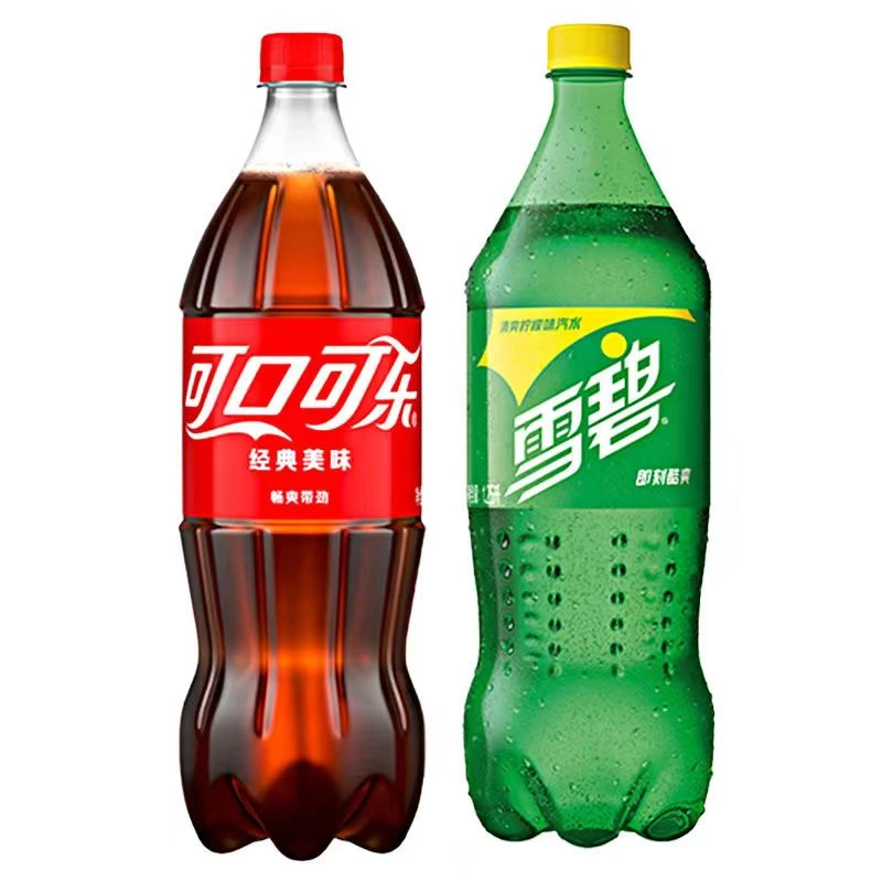 【超市同款】888ML大瓶装可口可乐雪碧汽水家庭聚会餐碳酸夏日饮料