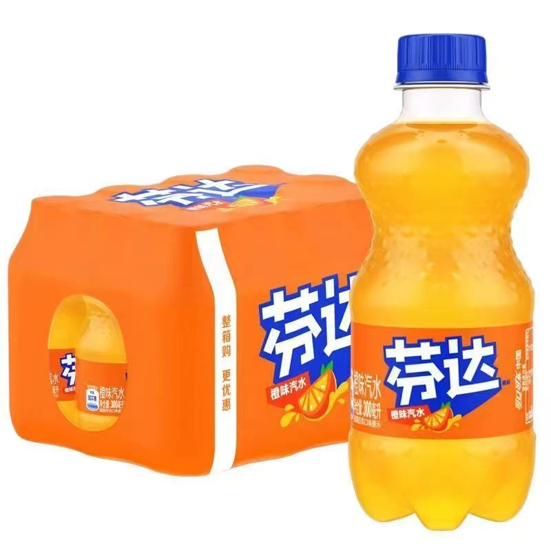 芬达/可口可乐300ml*6瓶迷你小瓶装可乐碳酸汽水整箱饮品批发